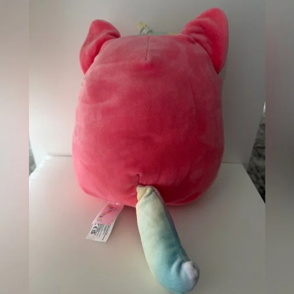 SQUISHMALLOW 8 inch Sienna the Pink Starry Eyed Caticorn - Picture 2 of 2